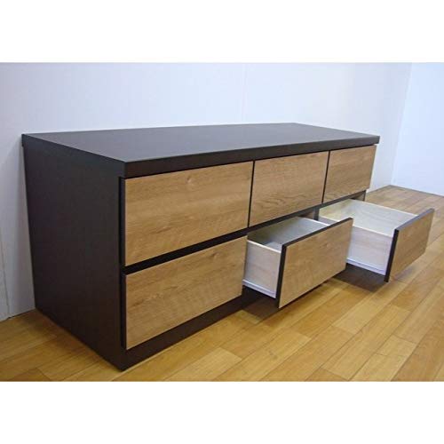 Amazon｜ADmart ショコラ 国産120-2段ベンチローチェスト 120cm