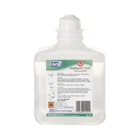 Deb Instant Foam Hand Sanitiser, 1 Litre Cartridge Cover