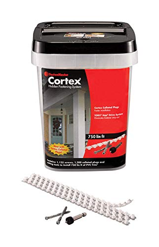 FastenMaster Cortex No.20 x 2-3/4 in. L Torx TTAP Star Head Smooth Carbon Steel Trim Screws and Plugs Kit