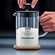 Bodum 1446-01 Milchschäumer mit Glasgriff Latteo, schwarz, H 18cm, B 15,6cm, L 10cm