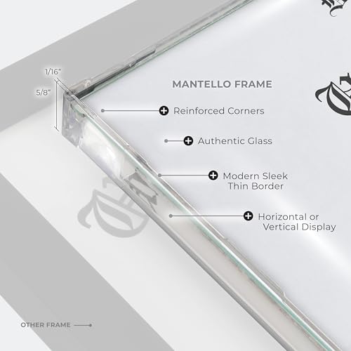 Mantello Essentials Mantello Modern Minimalist 8.5 X 11 Document Frame Diploma Frames thumb #2
