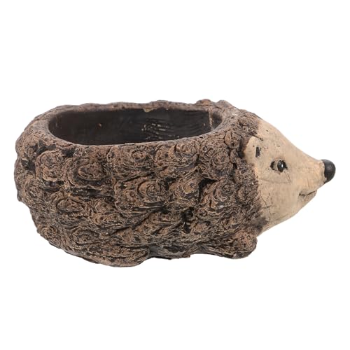 Mini pot hérisson pour succulentes compact ciment gain de place bureau