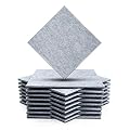 Sonic Acoustics Non Slip Soundproof Rug Pad 12x12x0.4inches, (Felt + Rubber) Double Layers Area Carpet Mat Tap, Provides Protection and Cushioning for Hardwood or Tile Floors