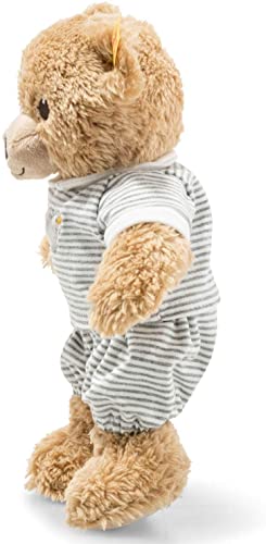Steiff Kuscheltier Bär mit Namen Bestickt - Schlaf-Gut-Bären, Niedliches Plüschtier Stofftier, Schmusetier Geschenk zur Geburt, Weihnachten, Geburtstag