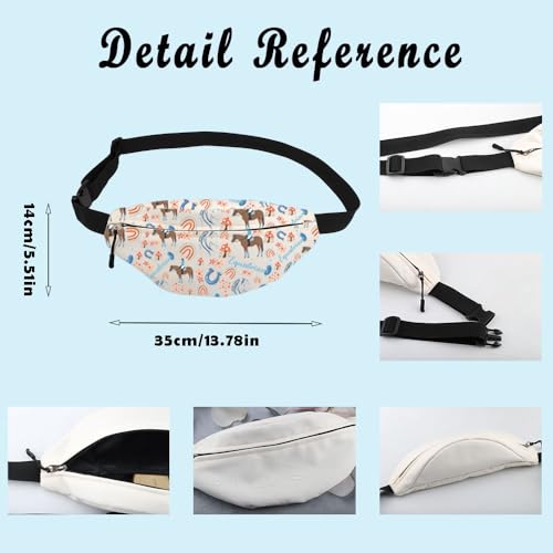 MNIGIU Equestrian Lover Gift Equestrian Crossbody Bag Horse Riding Gift Horse Trainer Gift Equestrian Bum Bag2
