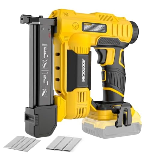 Cordless Brad Nailer Compatible with DeWalt 20V Battery (No Battery)