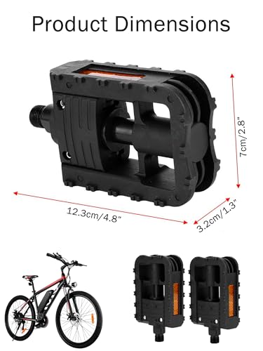 Pédales de vélo VTT pliantes avec mécanisme amovible de route - 2