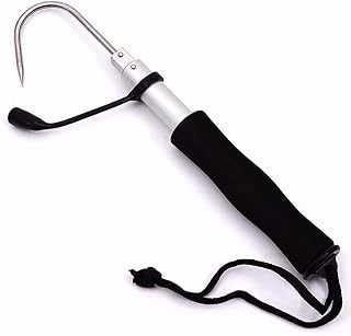 Telescopic Fish Gaff with Stainless Sea Fishing Spear Hook Tackle Foldable stainless steel Outdoor Fish Grip Fishing Gripper