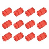 sourcing map Anti-Vibration Shock Absorption Damping Rubber Balls M3x13mm for RC Quadcopter FPV Gimbal Camera Mount, Red/Pack of 12