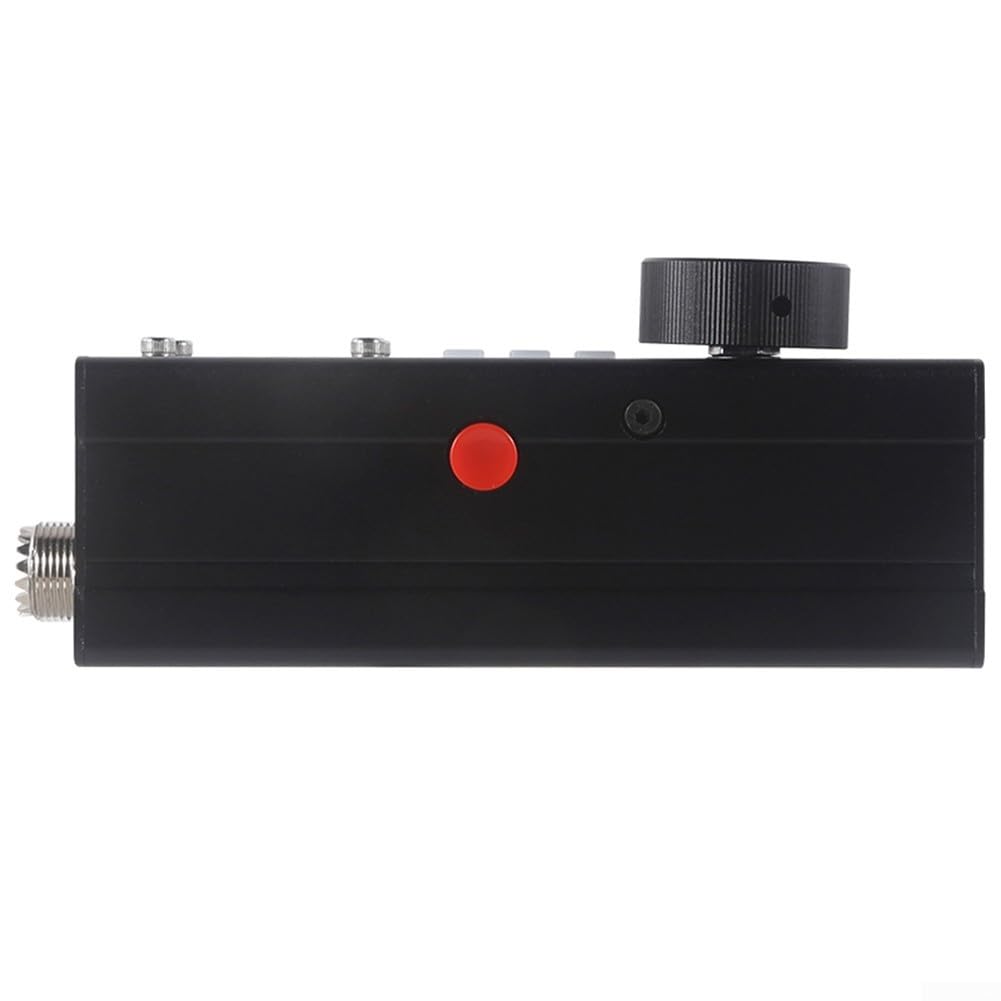 USDX - Transceptor de onda corta HF QRP SSB CW de 8 bandas con batería de 6000 mAh, micrófono integrado, carcasa de metal para radio aficionada