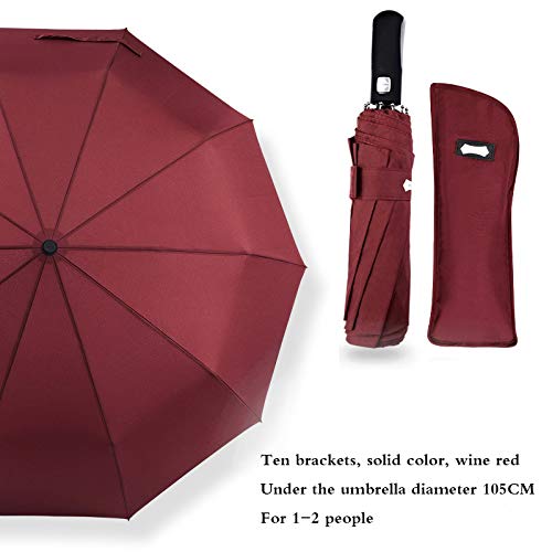 Aione Paraguas Plegable Reversible Compacto del Paraguas del Paraguas automático del revés del Viaje con la protección Ultravioleta