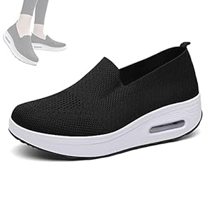 Orthopedische schoenen voor dames, damessneakers Platformsneakers Luchtkussen Slip-on wandelschoenen Orthopedisch diabetisch wandelen