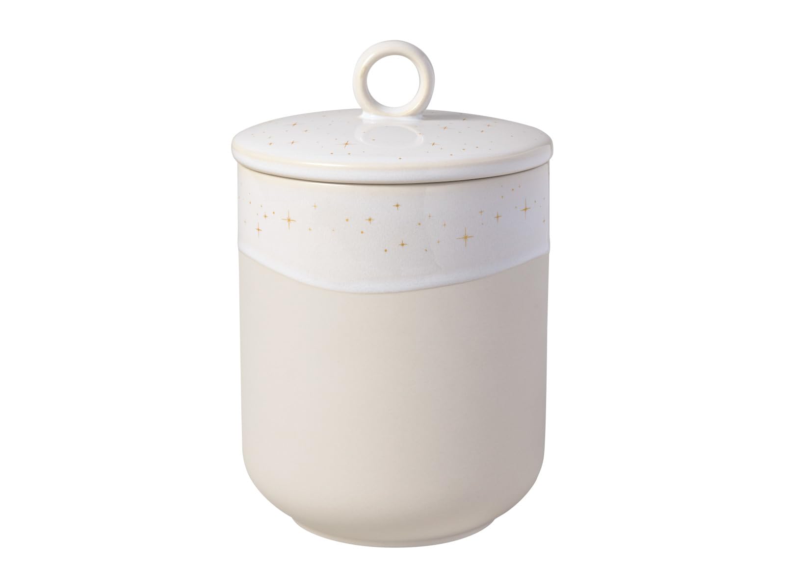 Villeroy & Boch like. by Winter Glow boîte, boîte à biscuits de Noël en porcelaine Premium, 12 x 12 x 18,5 cm
