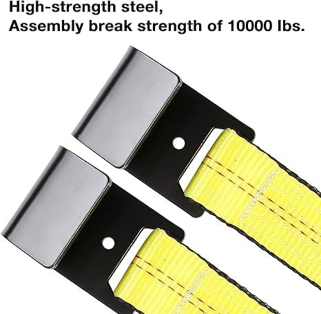 Miniatura 4 de Correas de cesta de remolque con gancho plano, paquete de 2, correa de rueda de automóvil, red para neumáticos de 14 a 19 pulgadas, accesorios