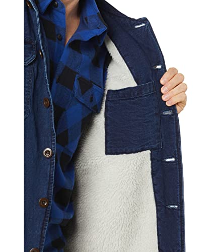 Image of Lucky Brand Men's Sherpa Lined Indigo Shirt Jacket