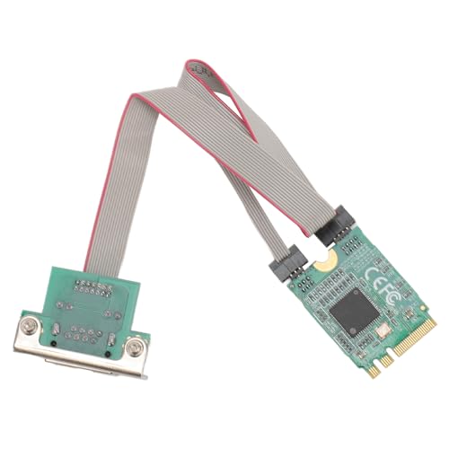 Yosoo Health Gear M.2 AE Tarjeta de Red Gigabit Ethernet, Puerto RJ45 único con chip RTL8111H, 2.5G 1G 100Mbps para sistemas de PC de escritorio miniatura 1