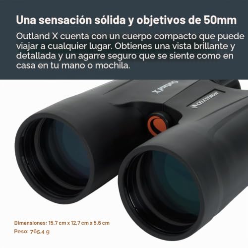 Miniatura 2 de Celestron 71348 10 X 50 Outland X: Prismáticos, Negro
