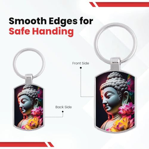 Image of Premium Printed Metal Keychain for Men & Women | High-Definition Artwork Print | Durable Key Ring for Car, Bike, Home & Office Keys | Stylish Decorative Key Holder Gift