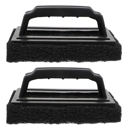 Image of balacoo Grill Cleaning Brush 5.90In with Non-Slip Handle Multi-Function BBQ Scrubber for Outdoor Grill Racks and Kitchen Stove Cleaning
