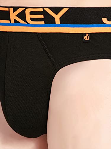 Image of Jockey FP02 Men's Super Combed Cotton Rib Solid Brief with Ultrasoft Waistband (Pack of 2)