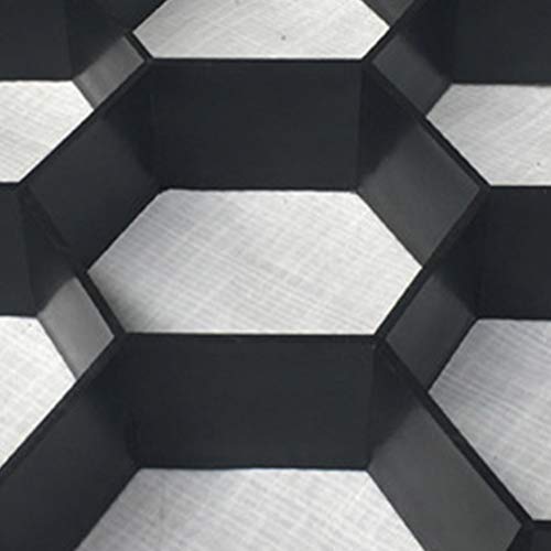 DOITOOL Moldes de concreto moldes de concreto hexágono molde de pavimento preto molde de concreto mo