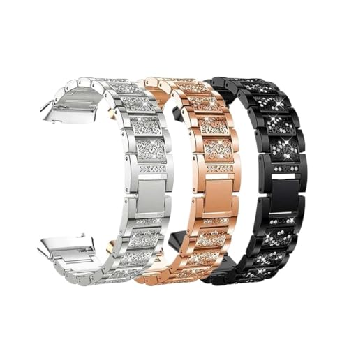Bracelet Redmi Watch 3 Active en métal luxe et finition diamant - 2