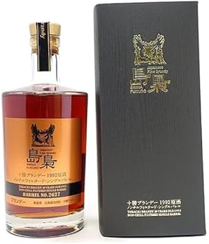 Amazon.co.jp: 島梟 十勝ブランデー 原酒 1992年 66度 箱付 700ml