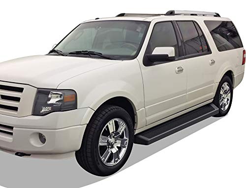 Estribos negros de 6 pulg APS para Ford Expedition EL 07-17 miniatura 6