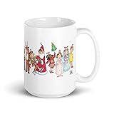 Mary Engelbreit Christmas Pageant Mug 15oz, white
