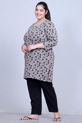 Image of RYSH Women's Plus Size Printed Longline Tops