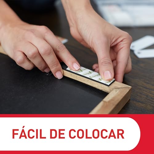 Miniatura 4 de Command Tiras Adhesivas para Colgar Cuadros Extragrandes XL, 10 Pares (20 Tiras) Blancas – Para Marcos, Espejos y Adornos – Soporta Hasta 9 kg – Sin Agujeros ni Taladro