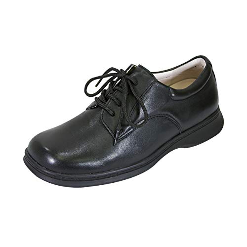 24 Hour Comfort Tim Men's Wide Width Leather Lace-Up Oxford Shoes