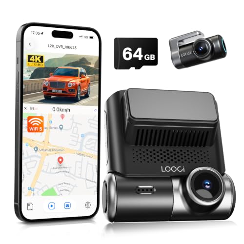 4K Dash Cam Front and Rear,Native 4K HDR STARVIS 2 Sensor Night Vision - image 1