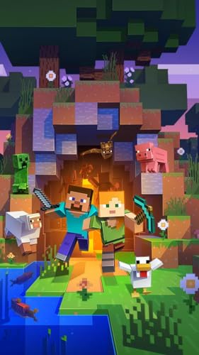 Minecraft Gaming Poster - 12x18 Inches | 170 GSM Gloss Finish | High Resolution Poster DecorA1897