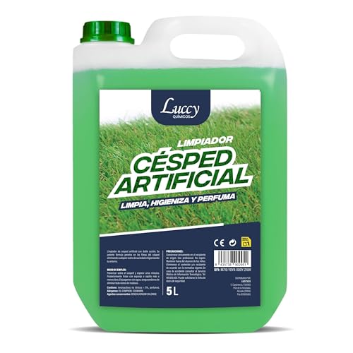 Detergente per la Pulizia di Prati in Erba Sintetica Pronto 5 Litri - Liquido per Pulire Erba Artificiale e Prato Sintetico