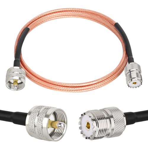 Câble coaxial UHF mâle vers UHF femelle RG316 câble antenne CB SO239