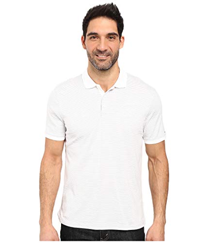 Image of Calvin Klein Men's Liquid Touch Polo Stripe with UV Protection