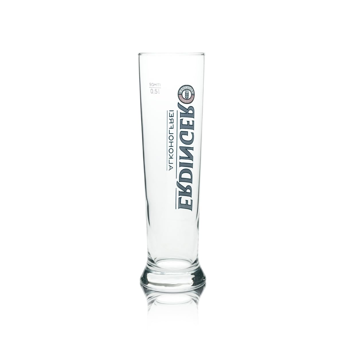 6x Erdinger Alkoholfrei Weizenbierglas 0,5L, Gläser, Bierglas, Markenglas, Weißbierglas (ohne Flaschenausgießer)