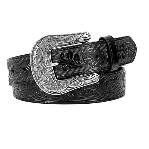 BELTROAD Vintage Western Gürtel mit Schnalle für Damen Herren, Cowgirl Cowboy Gürtel Herren Damen Westerngürtel Ein Feierliches Geschenk