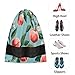 Fashion Peach Travel Shoe Bag Large Portable Drawstring Shoe Bag for Travel Dust-proof Shoe Storage Packing Organizer for Women and Men Shoe Pouch Cover