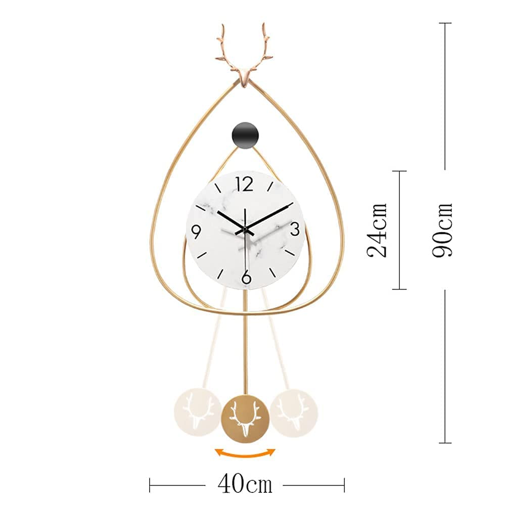 Reloj de pared para decoración de sala de estar, reloj de pared moderno, reloj de pared moderno de mediados de siglo, grandes relojes de cocina decorativos, reloj de pared de arte silencioso para deco
