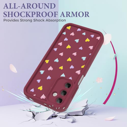FUXICASE Case for Samsung Galaxy A16 5G, Silicone Shockproof Cover Women - image 3
