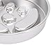 Pssopp Slow Down Eating Dog Bowl, Wide Aperture Comfortable Eating Anti Fall Stainless Steel Anti Choking Slow Feeder Dog Bowl for Fast Eaters (Puppy Pattern)