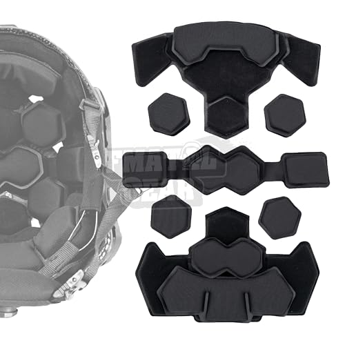 FMATAL GEAR 2026 Fast Helmet Protective Pads for Fast | SF | EX Helmet (BK)