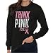 Fight Cure Breast Cancer Awareness Womens Clothes Pink Gift Long Sleeve Tee