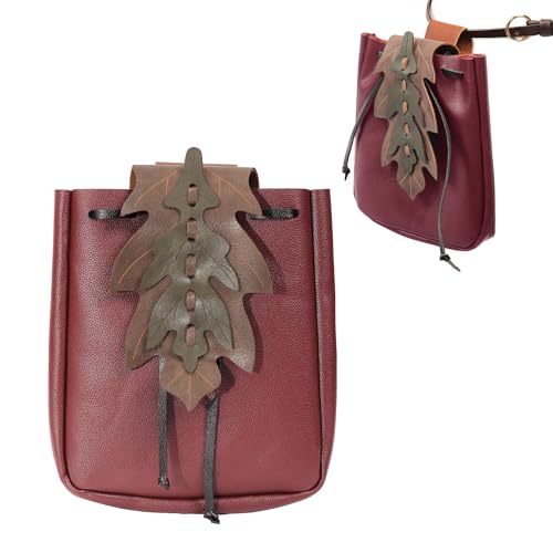 Pochette de ceinture médiévale vintage porte-monnaie steampunk GN