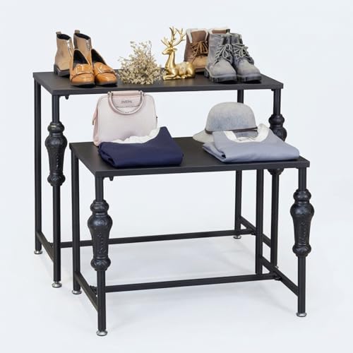 Industrial Retail Display Tables (Set of 2)