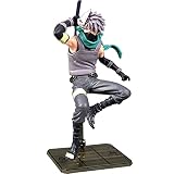 IFHDO Naruto Kakashi Figura 18cm Figura de Acción Naruto, Anime Naruto de Modelo de Personaje de PVC Anime Estatua Juguete de Regalo para Decoración, para Niños, Adultos, Fanáticos del Anime