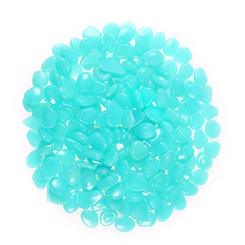 200 Pièces Pavé Rock Décor Ornements Funéraires pour Lueur Gravier Galet Aquarium Pierres De Réservoir De Poissons Pierres De Jardin Briller Pierre De Paysage