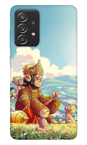 Image of 3D Premium Printed '''''Lord'''''-'''''Hanuman''''' Mobile Back Cover & Case Designer for Samsung Galaxy A52s